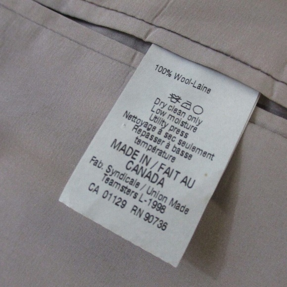 Polo Ralph Lauren Sport Coat Men Blazer 40L 100% Wool Beige Brown 2 Button - Picture 5 of 13